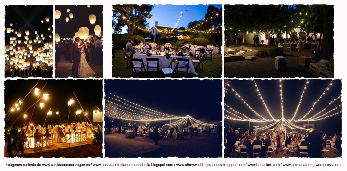 Decoracion Vintage Para Un Matrimonio En La Noche